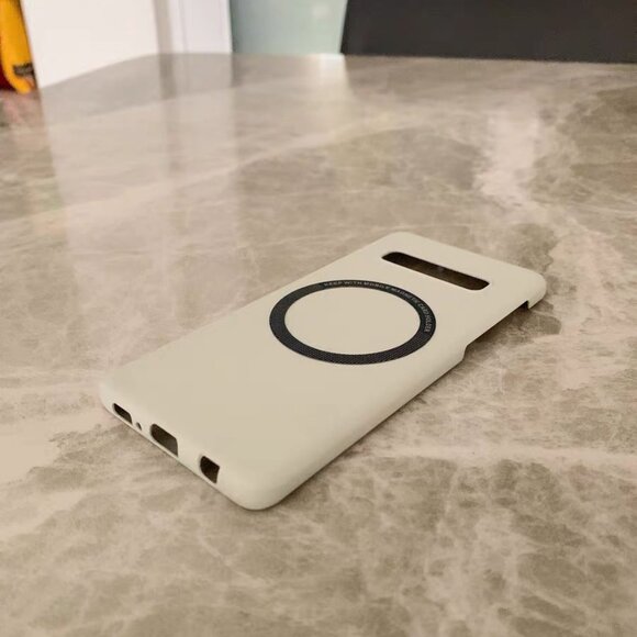 Minimal Sand Texture Case for Samsung S10 (White) - Picture 2 of 2